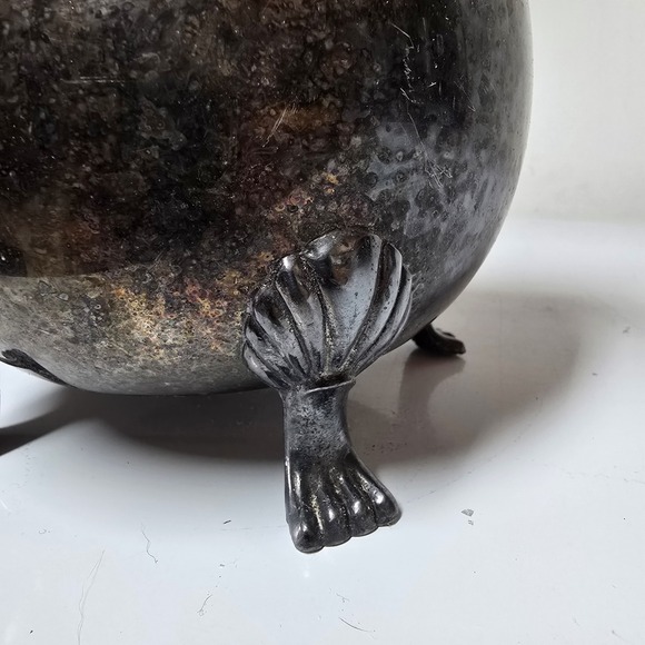 Vintage Leonard Silverplate Footed Water Pitcher With Ice Lip American Victorian - Picture 3 of 11